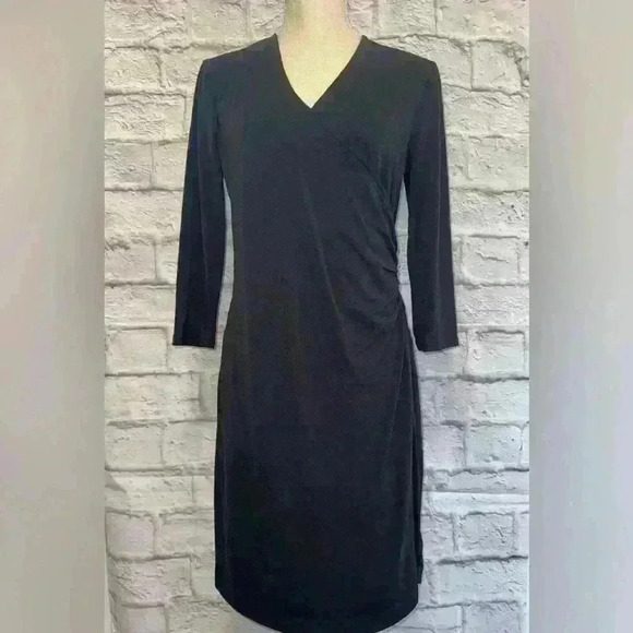 Lark & Ro wrap dress tie size 10 - Picture 1 of 7